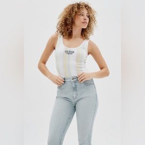 (#144)GUESS Originals Vertical Stripe Bodysuit